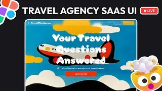 🔴 Design a Creative Travel Agency Website UI in Figma for Beginners 🎯