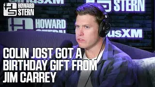 Colin Jost Got a Birthday Gift from Jim Carrey