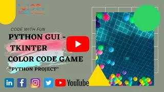How to make Color Code Game using Tkinter in Python | live Project|