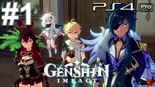 Genshin Impact (PS4 PRO) Gameplay Walkthrough Part 1 - Prologue: Act I [1080p 60fps]