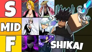 Best UNBIASED Shikai/Bankai Tier List.. | Type Soul