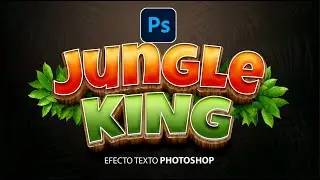 Efecto de texto salvaje en photoshop