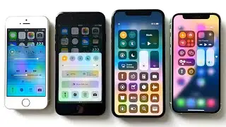 EVERY iOS CONTROL CENTER EVER ( including iOS 18 )