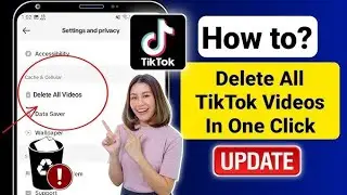How to Delete All your TikTok Videos In One Click (Update 2024) Delete TikTok Videos