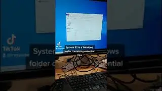 deleting system32 (dont try this at home) #shorts