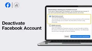 How To Deactivate Facebook Account In PC 2024 (EASY GUIDE)