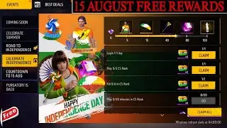 15 AUGUST EVENT FREE REWARDS 😍🔥 | 15 AUGUST EVENT FREE FIRE 2024 | FREE FIRE NEW EVENT TODAY