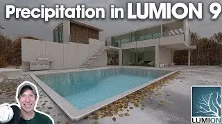 LUMION 9 NEW FEATURE - RAIN AND SNOW with the Precipitation Effect - Full Tutorial!