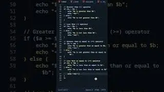 if else statement in php||compressional operator in PHP|| 