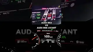 Audi RS3 vs Audi RS6 Avant C7 #shorts #audi #rs6 #acceleration #rs3 #v8 #speed #audirs