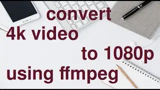 Change video resolution with single  FFmpeg command easily.