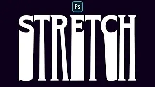 Stretch Text Effect Photoshop