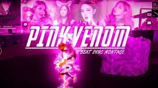 Pink Venom Beat Sync Montage Free Fire || BLACKPINK || Pink Venom Music Video #pinkvenomchallenge