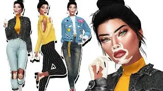 THE SIMS 4 |THE SIMS 4 | Vitiligo Baddie Lookbook + FULL CC LIST & SIM DOWNLOAD!