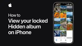 How to view your locked Hidden album on iPhone | Apple Support