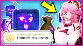 Secret Hidden Achievement Thunderbird's Lineage inazuma 2.2 || Genshin Impact