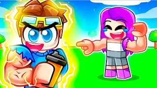 Pretending To Be A NOOB In Roblox Muscle Legends, Then Becoming The STRONGEST!