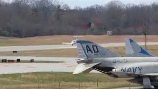 Aircraft Management Group Beechjet Take Off at Hickory Regional Airport  (3-25-18)