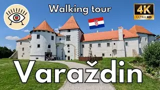 Varazdin 🏰 [4K] HDR | Un Paseo a Pie por la Joya Barroca de Croacia