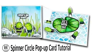 Spinning Circle Pop-up Card | Rotator Pop-up Card