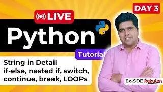 🔴 LIVE: Python Essentials for AI & ML - Beginner's Guide to Coding (Part 3)