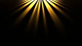 Футаж жёлтые лучи