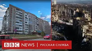 Бахмут до и после начала боев за город