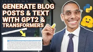 Generate Blog Posts with GPT2 & Hugging Face Transformers | AI Text Generation GPT2-Large