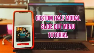 PanGesture slide-in half modal Bottom Card tutorial for UIKit + Swift