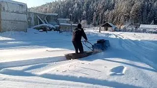 Прокатился на мотособаке!