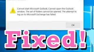 How to Fix 'Cannot Start Microsoft Outlook' Error in Minute