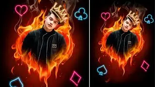 PicsArt Fire Love Concept | PicsArt Editing New Style | PicsArt Photo Editing Tutorial