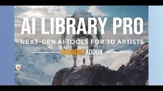 NEW A.I CREATION TOOLS INSIDE BLENDER ( BLENDER AI LIBRARY PRO)