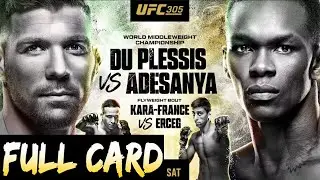 UFC 305 Predictions Du Plessis vs Adesanya Full Card Betting Breakdown