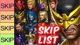 Native T2 and T3 Heroes SKIP LIST (Warning) - Marvel Future Fight