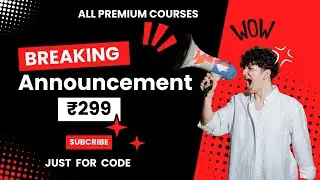 ALL PREMIUM COURSE ACCESS | JUST ₹ 299 | AWS | REACTJS | NEXTJS | PYTHON + DSA | JAVASCRIPT