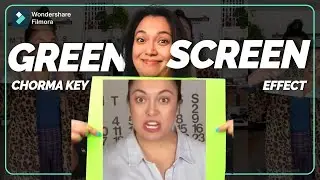 How to Change Face with Green Screen and Chroma key  [Filmora Effect Tutorial]