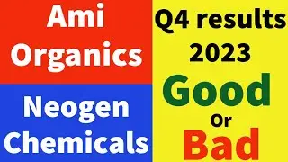 Q4 Results ➡️ Ami Organics🔴Neogen Chemicals Ami Organics share latest news Neogen Chemicals share
