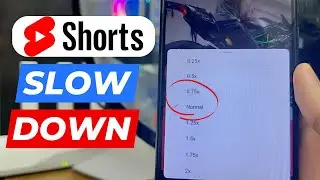 How to Slow Down Youtube Shorts on Mobile
