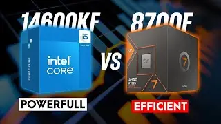 Ryzen 7 8700F vs Intel i5-14600KF  - The Best Mid-Range CPU for Gaming & Work?