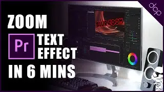 Zoom Text Effect in Premiere Pro