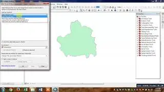 Extracting Area of Interest using Select Feature Tool in ArcMap