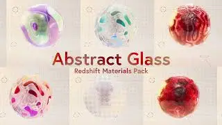 Procedural Abstract glass Redshift Materials Pack