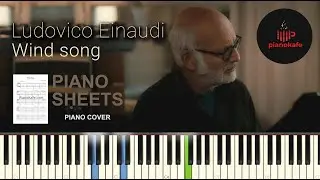 Ludovico Einaudi - Wind song НОТЫ & MIDI | PIANO COVER | PIANOKAFE