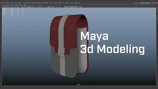 Create bag in Maya 22 / Modeling/UV/#3dartist #art #artist #maya #3d