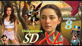 SD XL Нейросеть, 8 альбом, нейро-генерация