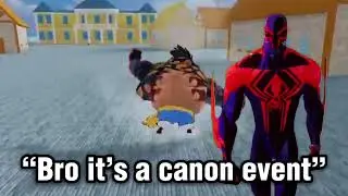 Going back in time to stop king legacy from removing bounce man but spider-man 2099 is there..