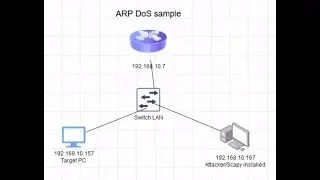 Sample Layer 2 MAC address DoS - Denial of Service - attack with Scapy - Educational Purpose only.