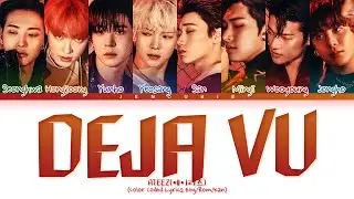 ATEEZ Deja Vu (Japanese Ver.) Lyrics (Color Coded Lyrics)