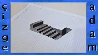 3D Stair Drawing